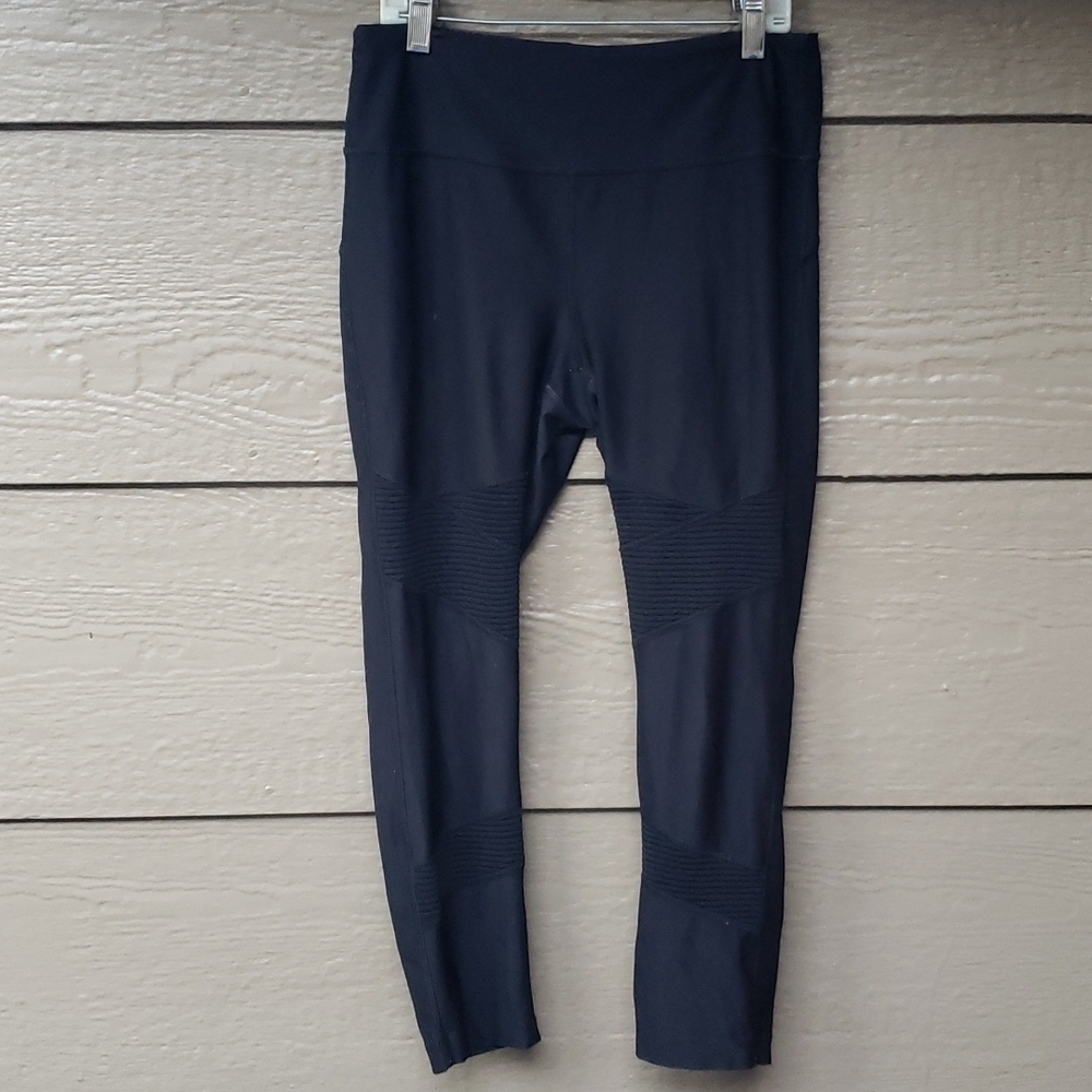 Avia Moto Style Cropped Leggings Athletic Pants S